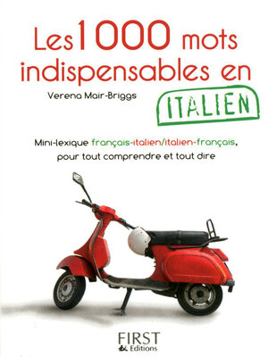 cover image of 1000 mots indispensables en italien